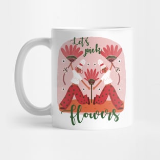 LET'S PICK FLOWERS Mug